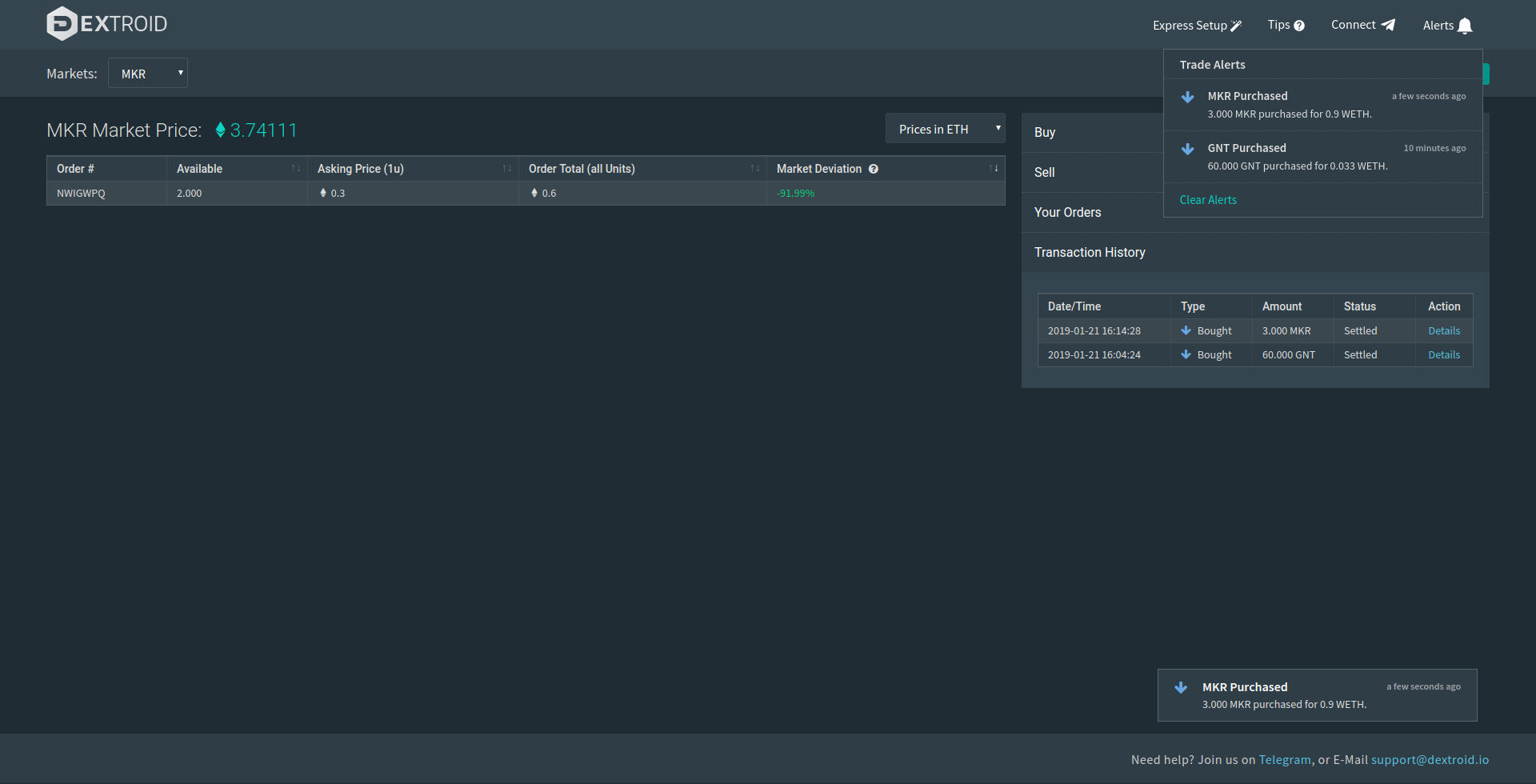 Dextroid screenshot 3
