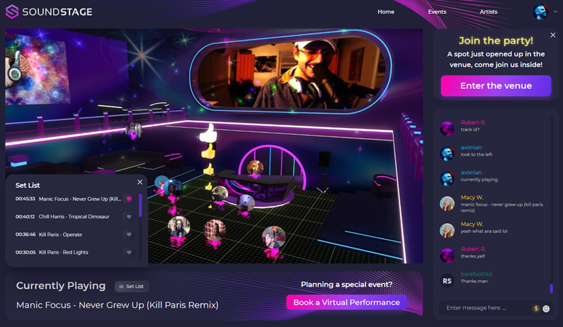SoundStage.fm screenshot 1